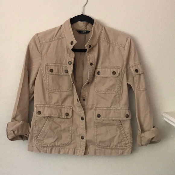 J.Crew khaki denim jacket